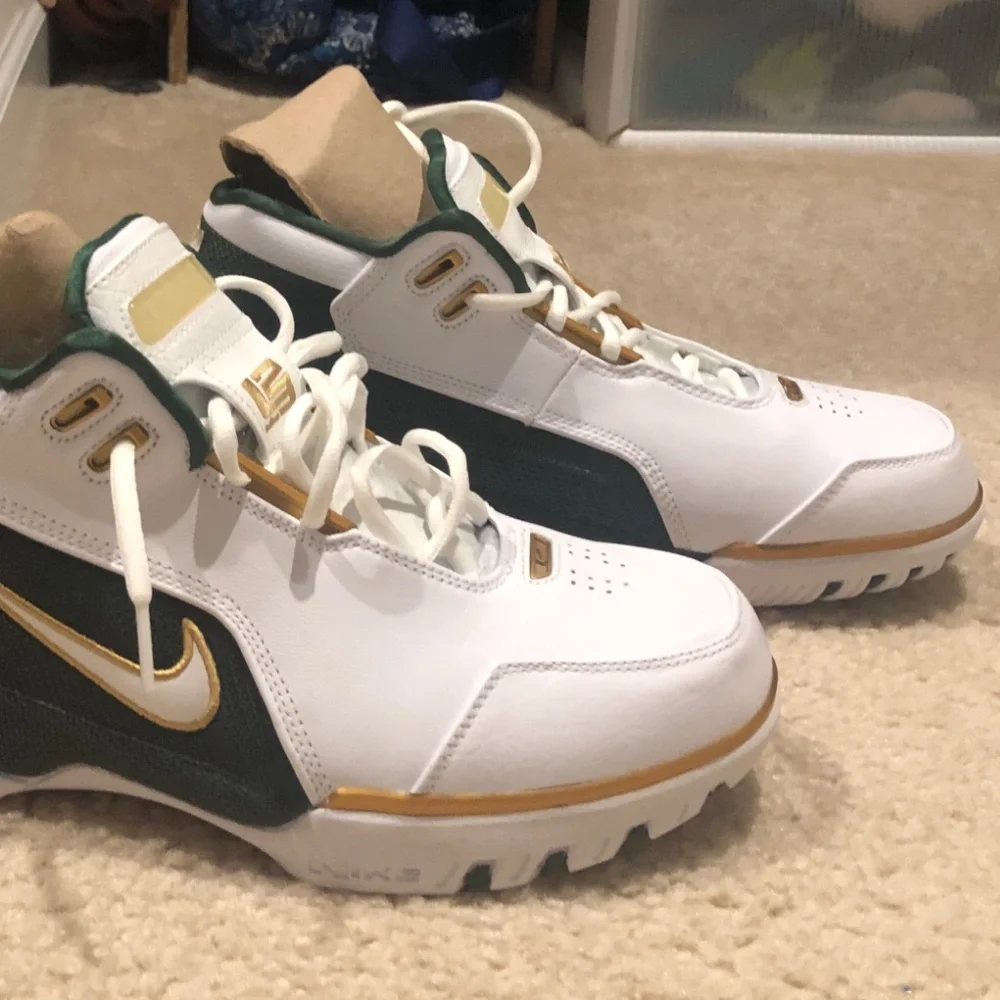 Authentic Nike Air Zoom Lebron James St Vincent-Mary SVSM shoes NWOT size 10.5 - Picture 2 of 6